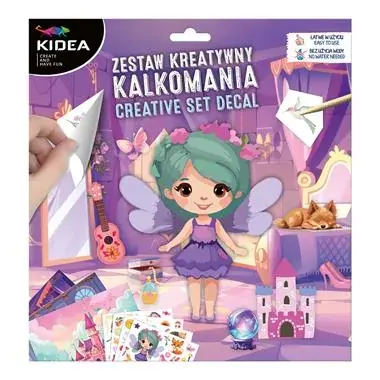 Zestaw kreatywny kalkomania Kidea Wyprzedaż