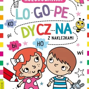 Kolorowanka logopedyczna z naklejkami 3 Łatwy zwrot