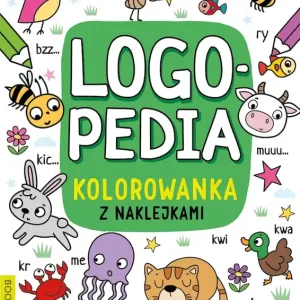 Logopedia. Kolorowanka z naklejkami 4 Wyjątkowa oferta