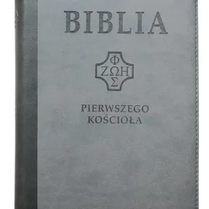 Biblia pierwszego Kościoła szara z paginatorami Bezpieczne zakupy