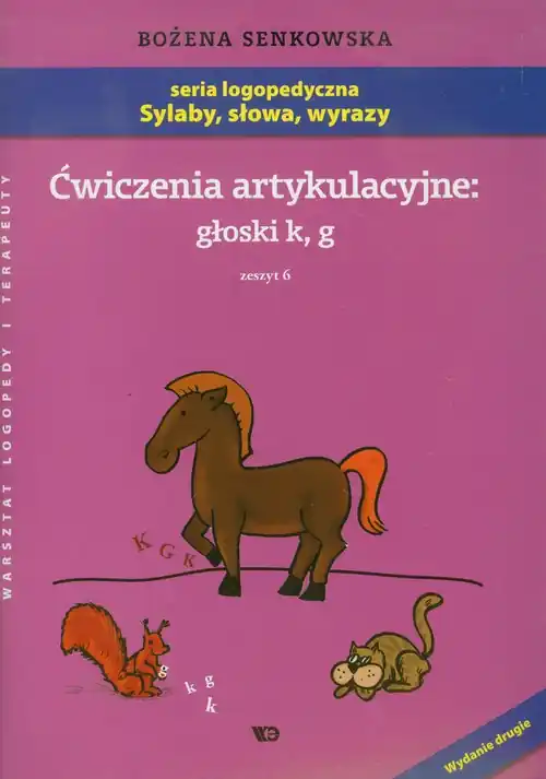 Ćwiczenia artykulacyjne zeszyt 6 głoski k, g A4 Wybór klientów