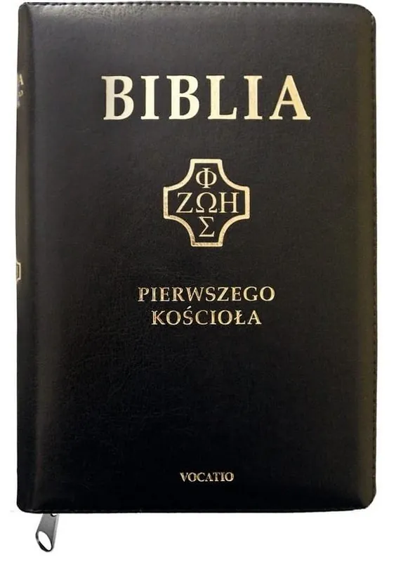 Biblia pierwszego Kościoła z paginat. suwak czarna Ekspresowa dostawa