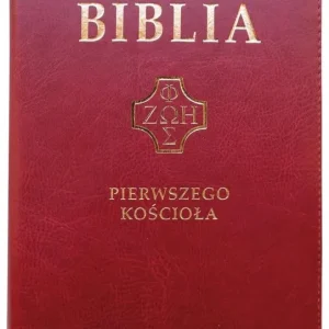 Hit sprzedaży Biblia pierwszego Kościoła z paginat. suwak burgun