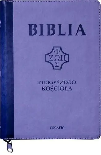 Biblia pierwszego Kościoła z paginat. suwak fiolet Niska cena
