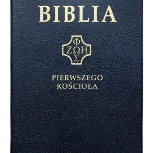 Biblia pierwszego Kościoła granatowa Popularny