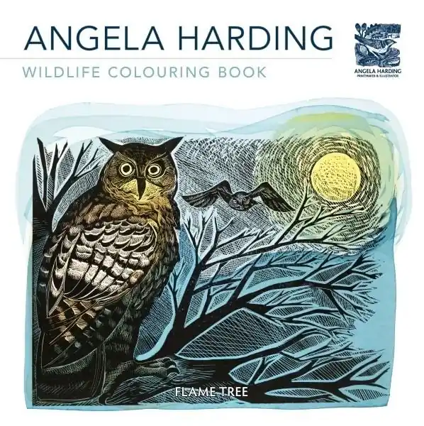 Wysoka jakość Kolorowanka Angela Harding Wildlife Colouring Book
