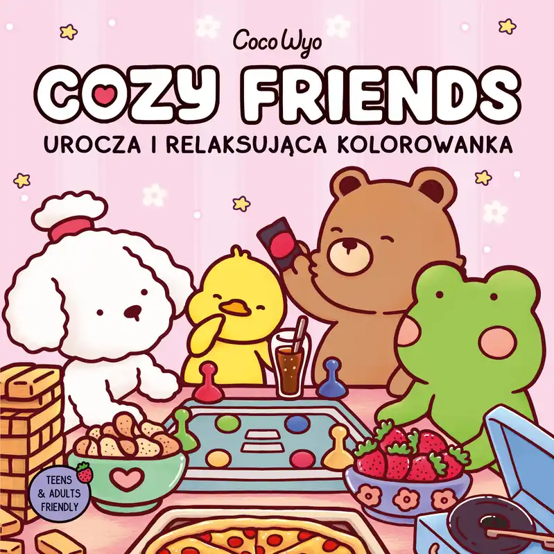 Cozy Friends. Urocza i relaksująca kolorowanka Dodaj do koszyka