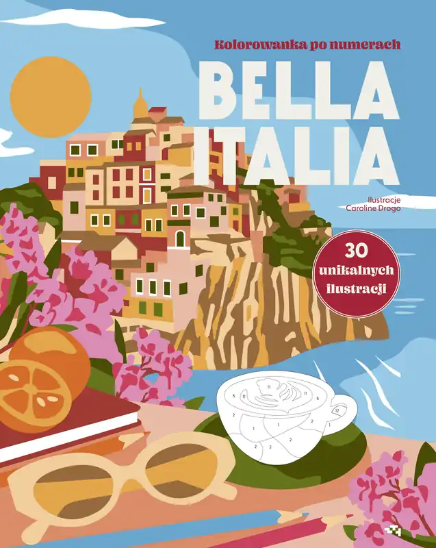 Wybór klientów Bella Italia. Kolorowanka po numerach. Relacja Relaks