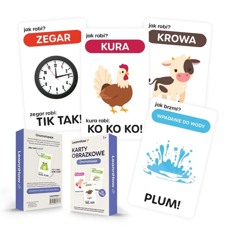Dodaj do koszyka Karty obrazkowe - Onomatopeje