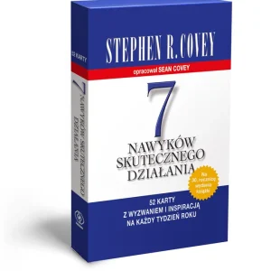 Łatwy zwrot 7 nawyków skutecznego działania. 52 karty z wyzwaniem i inspiracją na każdy tydzień roku