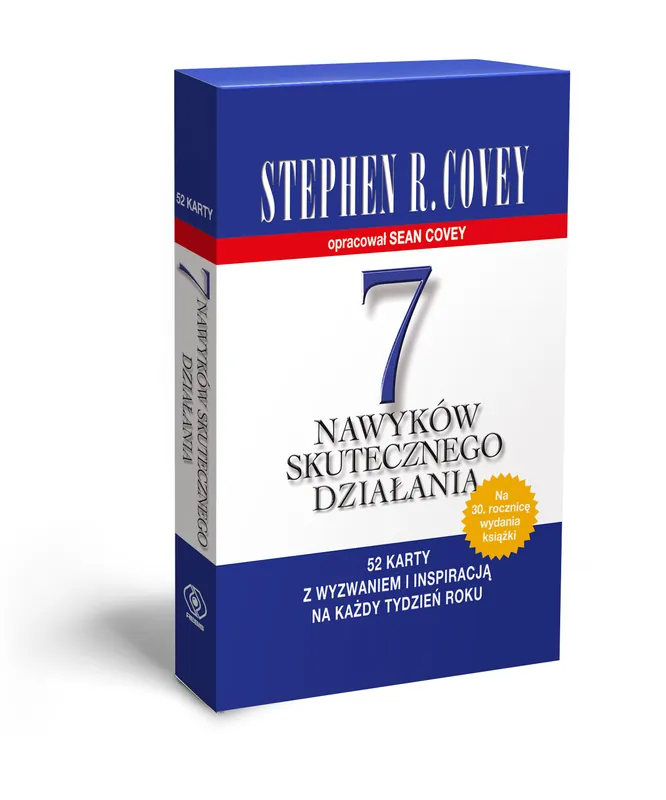 Łatwy zwrot 7 nawyków skutecznego działania. 52 karty z wyzwaniem i inspiracją na każdy tydzień roku